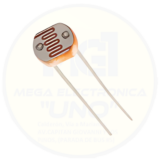 Fotocelda LDR 5mm – Sensor de luz compacto – Para automatización y domótica