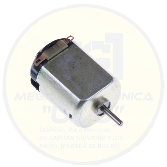 Motor DC 3–9V de alta velocidad  – Sin caja reductora – Compatible con Arduino, ideal para proyectos educativos ligeros