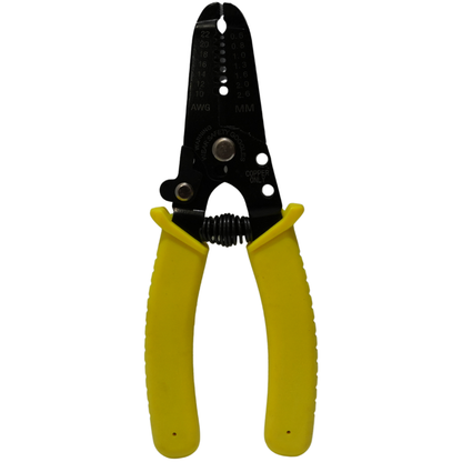 Pinza Pelacables de Precisión con Muescas Calibradas AWG - Peladora de Cables de Cobre para Electrónica, Instalaciones Eléctricas y Cableado Automotriz