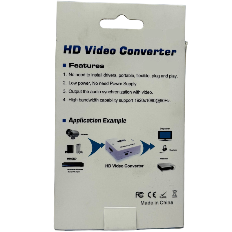 Convertidor HDMI a RCA – Conecta Equipos Modernos a una TV Antigua para Ver el Mundial