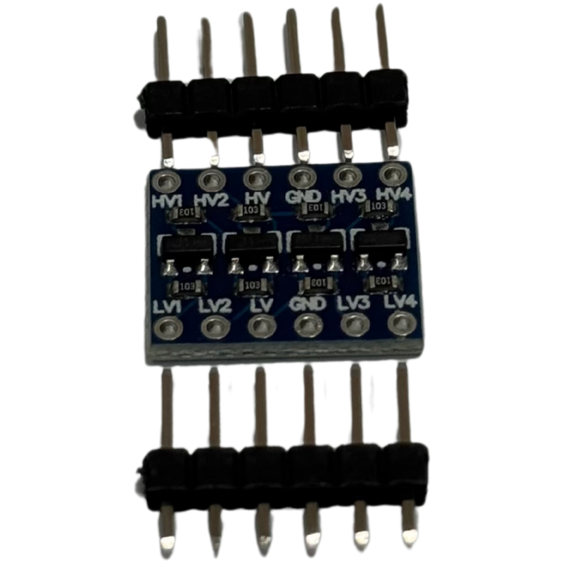 Convertidor de Nivel Lógico Bidireccional 4 Canales BSS138 - Adaptador 3.3V a 5V para I2C, SPI y UART con Arduino y ESP32