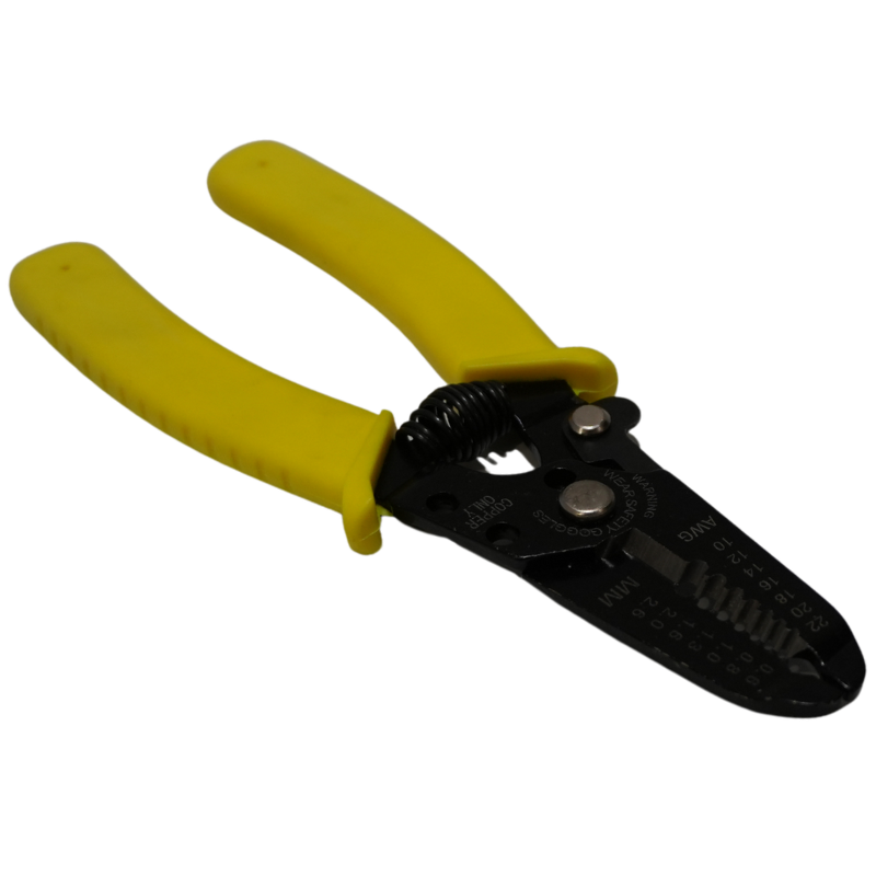 Pinza Pelacables de Precisión con Muescas Calibradas AWG - Peladora de Cables de Cobre para Electrónica, Instalaciones Eléctricas y Cableado Automotriz
