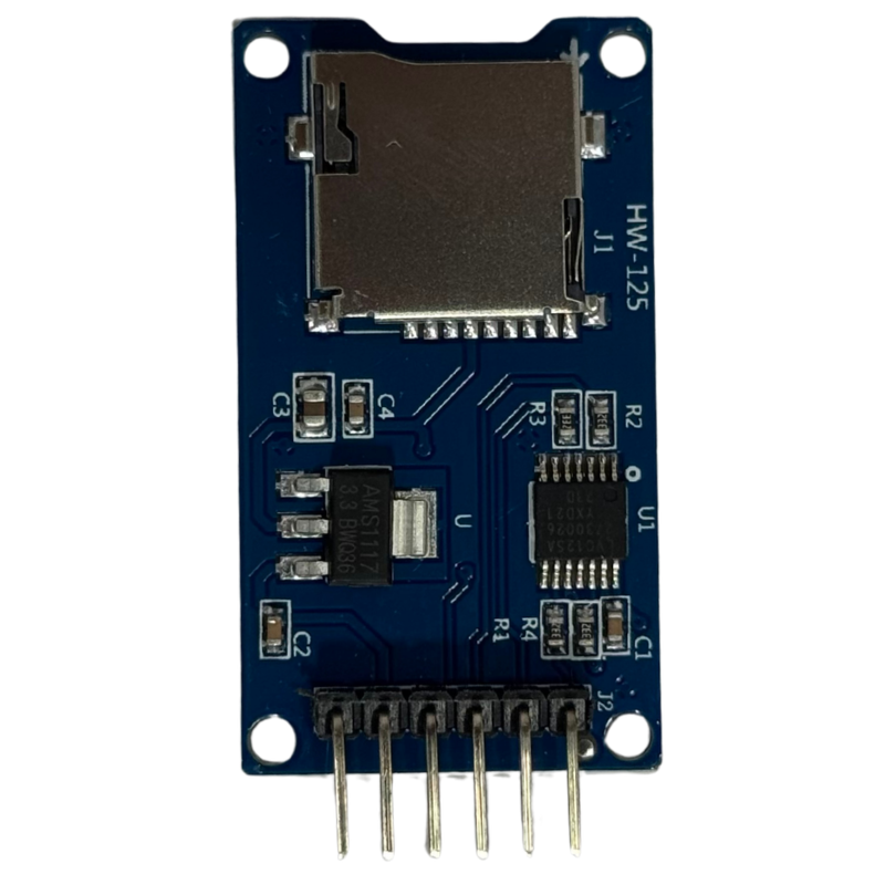 Módulo Lector MicroSD HW-125 SPI - Almacenamiento de Datos para Arduino y ESP32