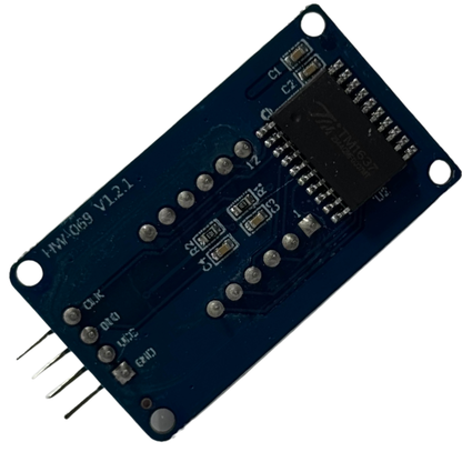 Módulo Display LED 7 Segmentos 4 Dígitos TM1637 - Pantalla Roja 0.36" con Punto Decimal y Control por 2 Pines para Arduino y ESP32