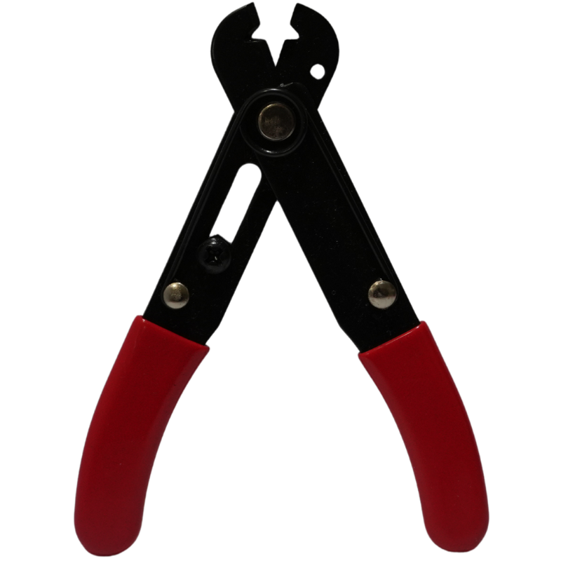 Pinza Pelacables Ajustable de Precisión - Peladora y Cortadora de Cables con Tornillo de Calibración para Electrónica, Redes y Cables Finos