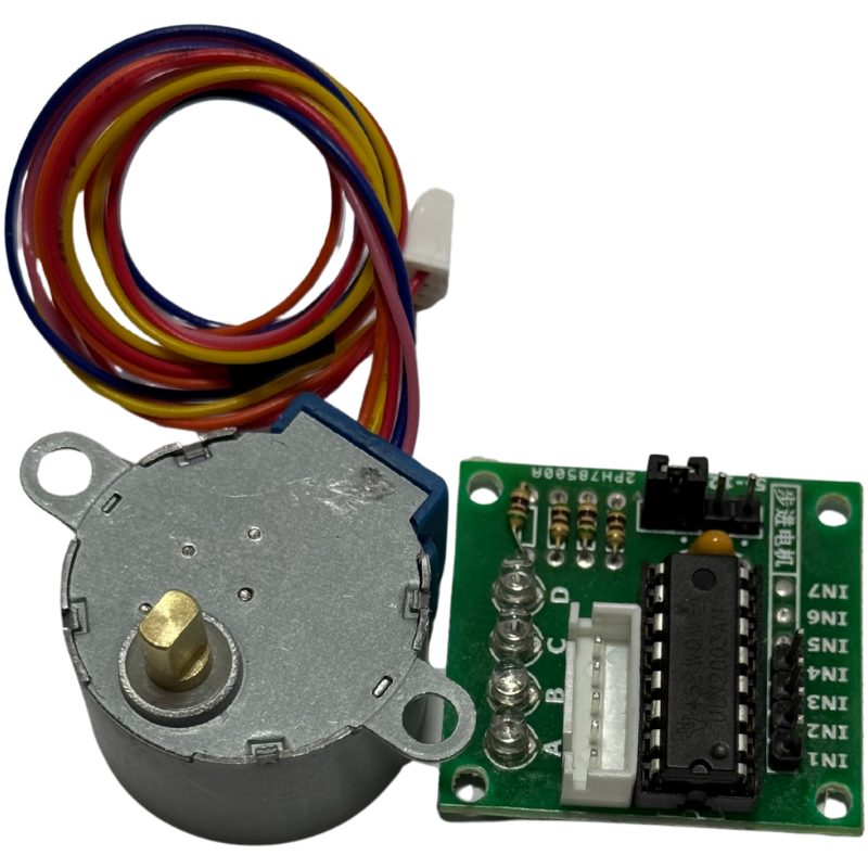 Motor Paso a Paso 28BYJ-48 con Driver ULN2003 - 5V 4096 Pasos/Vuelta para Arduino
