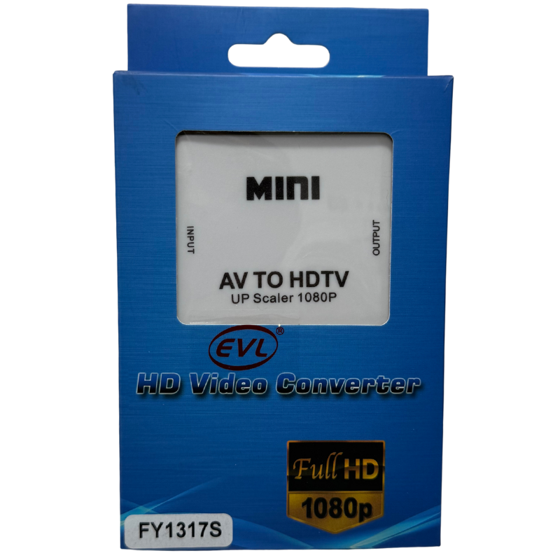 Convertidor RCA a HDMI 1080p – Conecta Equipos Antiguos a tu TV Moderna para Ver el Mundial