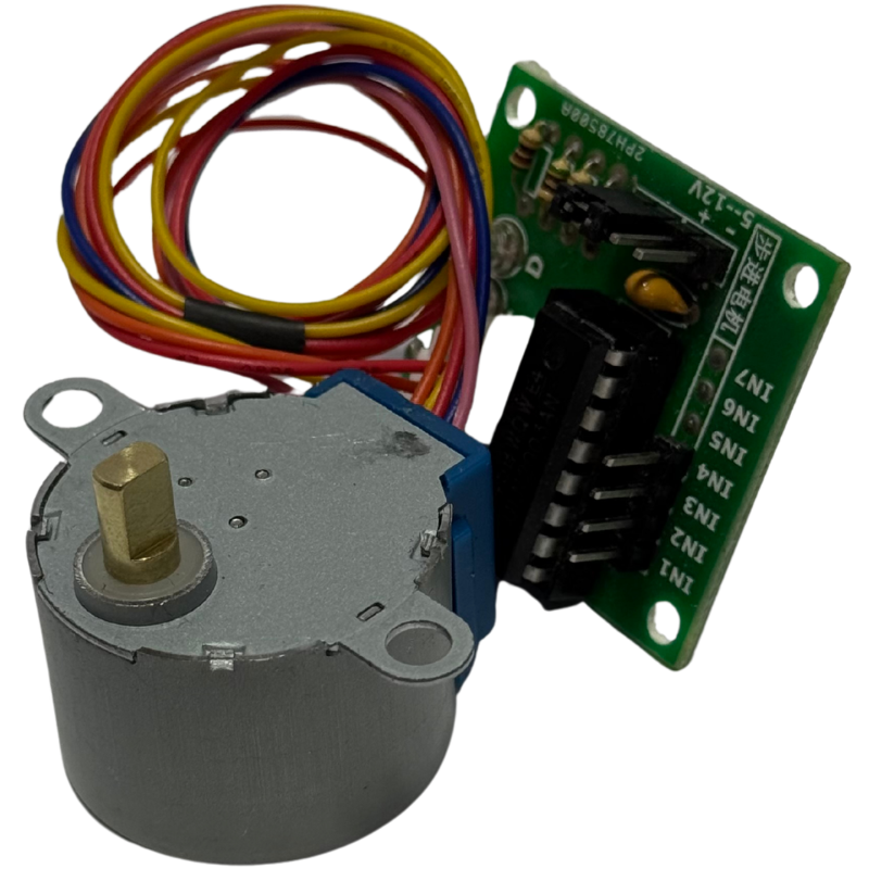 Motor Paso a Paso 28BYJ-48 con Driver ULN2003 - 5V 4096 Pasos/Vuelta para Arduino