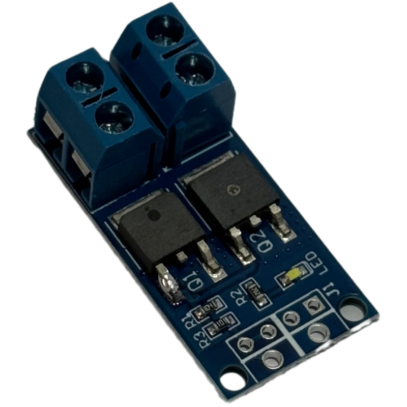 Módulo MOSFET XY-MOS Doble 15A 400W - Driver PWM 5-36V para Motor, LED y Cargas DC