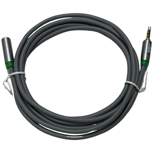 Extensión de Cable Auxiliar 3.5mm BS Besser Sound 1.8m OFC - Plug Macho a Jack Hembra Estéreo
