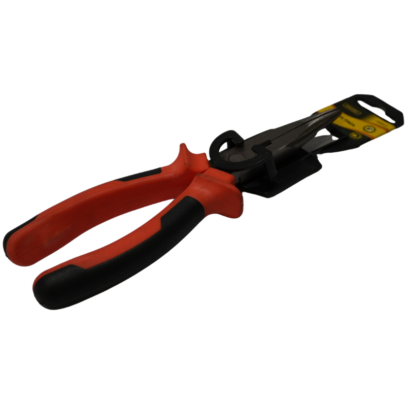 Alicate de Punta Larga 8" CENTURY - Pinza de Mecánico con Corte Lateral y Mangos Ergonómicos Antideslizantes para Electricidad, Automotriz y Taller
