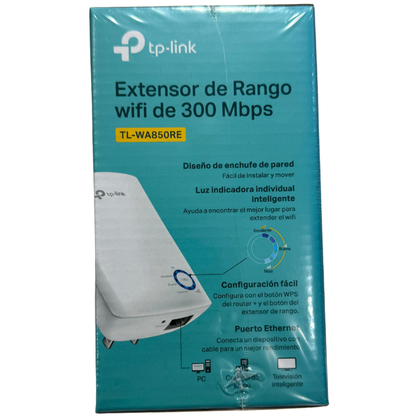 Extensor de Rango WiFi TP-Link TL-WA850RE N300 300Mbps