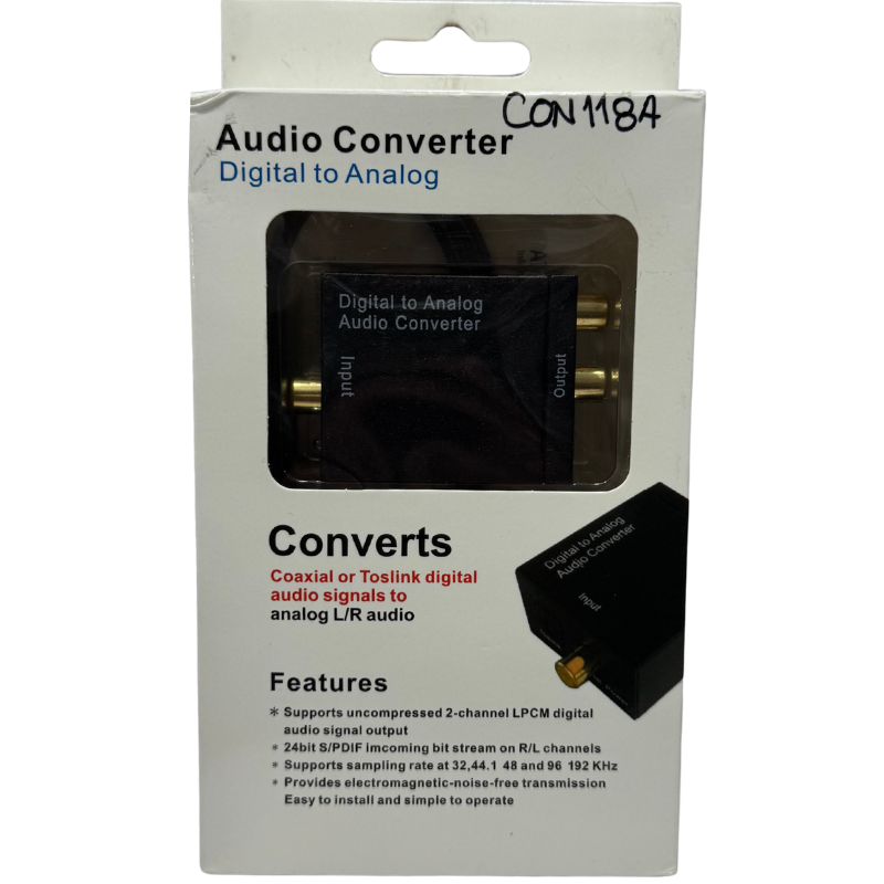 Convertidor de Audio Óptico a RCA – Conecta tu TV al Equipo de Sonido para Ver el Mundial
