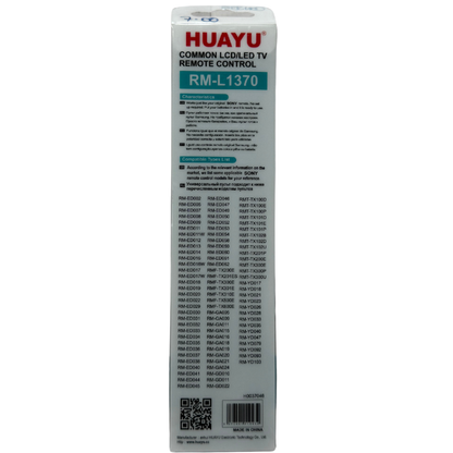 Control Remoto para TV Sony HUAYU RM-L1370 – Reemplaza tu Control y No te Pierdas el Mundial