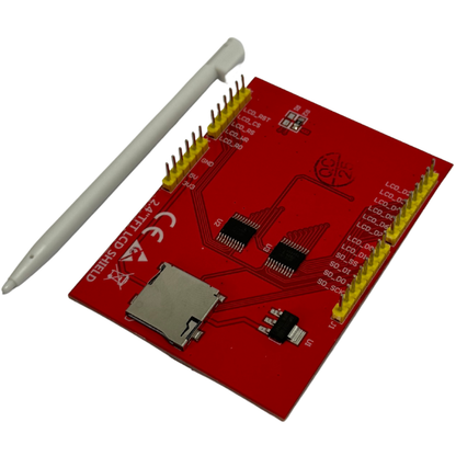 Pantalla LCD TFT 2.4" Táctil Shield para Arduino - 240x320 ILI9341 con Stylus y MicroSD
