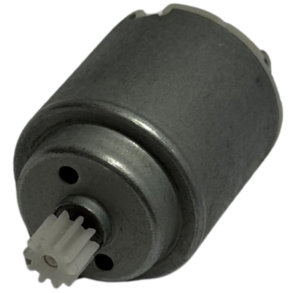 Motor DC 3V-9V Redondo con Piñón de Nylon - Motor Eléctrico Cilíndrico para Proyectos y Mecanismos