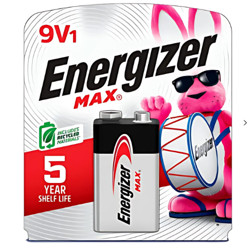 Batería 9V Energizer Alcalina – Uso recomendado en placas electrónicas y equipos de precisión