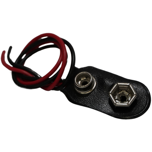 Broche Conector para Batería 9V - Cable con Terminales Libres para Soldar en Proyectos de Electrónica, Arduino y Circuitos