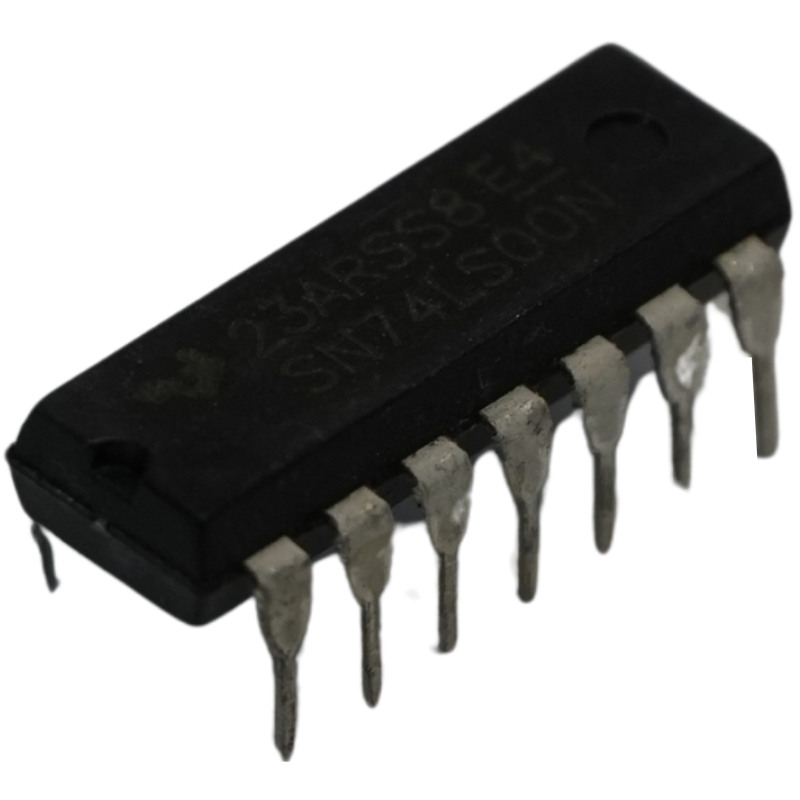 Compuerta Lógica SN74LS00N Cuádruple NAND de 2 Entradas DIP-14 TTL 74LS00