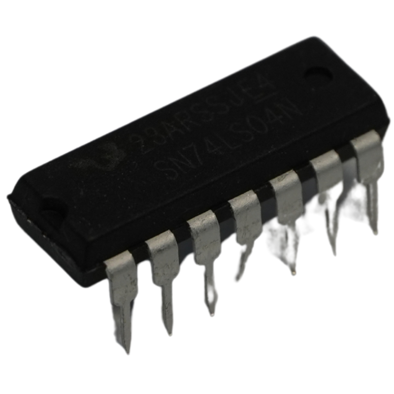 Compuerta Lógica SN74LS04N Séxtuple Inversor NOT DIP-14 TTL 74LS04