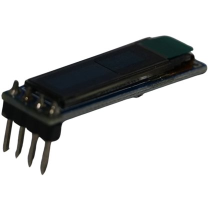 Pantalla OLED 0.69" I2C 96x16 SSD1306 - Display Monocromo Ultracompacto de 4 Pines para Arduino, ESP32 y Raspberry Pi