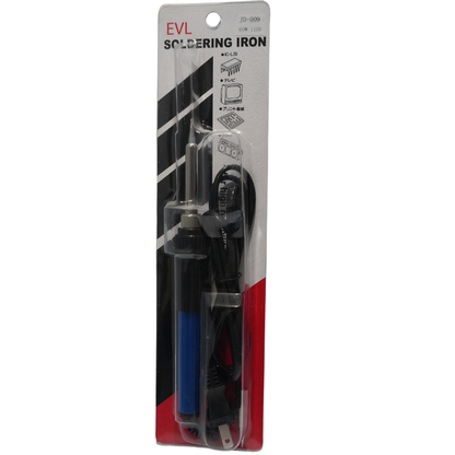 Cautín Tipo Lápiz EVL de 60W 110V - Soldador Eléctrico de Alta Potencia con Punta Cónica para Electrónica, Cables Gruesos y Conectores