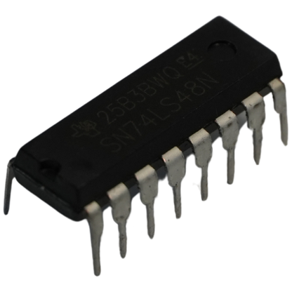 Decodificador BCD a 7 Segmentos SN74LS48N Catodo Comun DIP-16 TTL 74LS48
