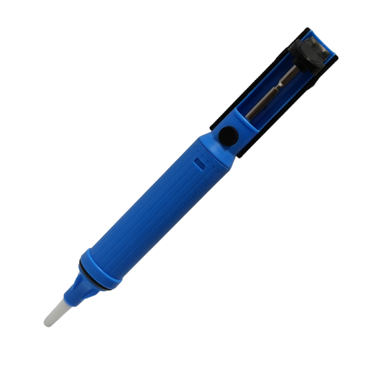 Chupa Suelda EVL ZD-205 - Bomba Desoldadora Manual con Boquilla de Teflón para Extraer Estaño de PCB y Reparación Electrónica
