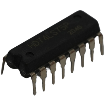 Circuito Integrado HD74LS75P Cuádruple Latch Tipo D 4 Bits DIP-16 TTL 74LS75