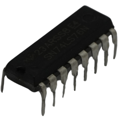 Circuito Integrado SN74LS76N Doble Flip-Flop J-K con Preset y Clear DIP-16 TTL 74LS76