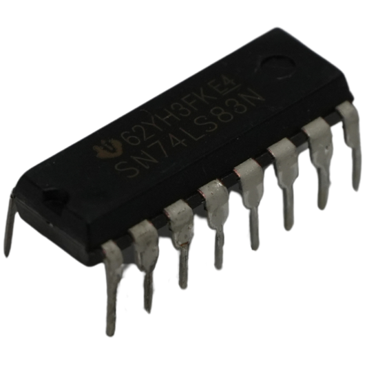 Sumador Binario Completo 4 Bits SN74LS83N DIP-16 TTL Texas Instruments 74LS83