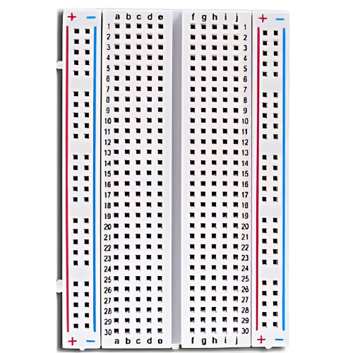 Protoboard de 300 Puntos – Mini Placa de Pruebas para Proyectos Electrónicos