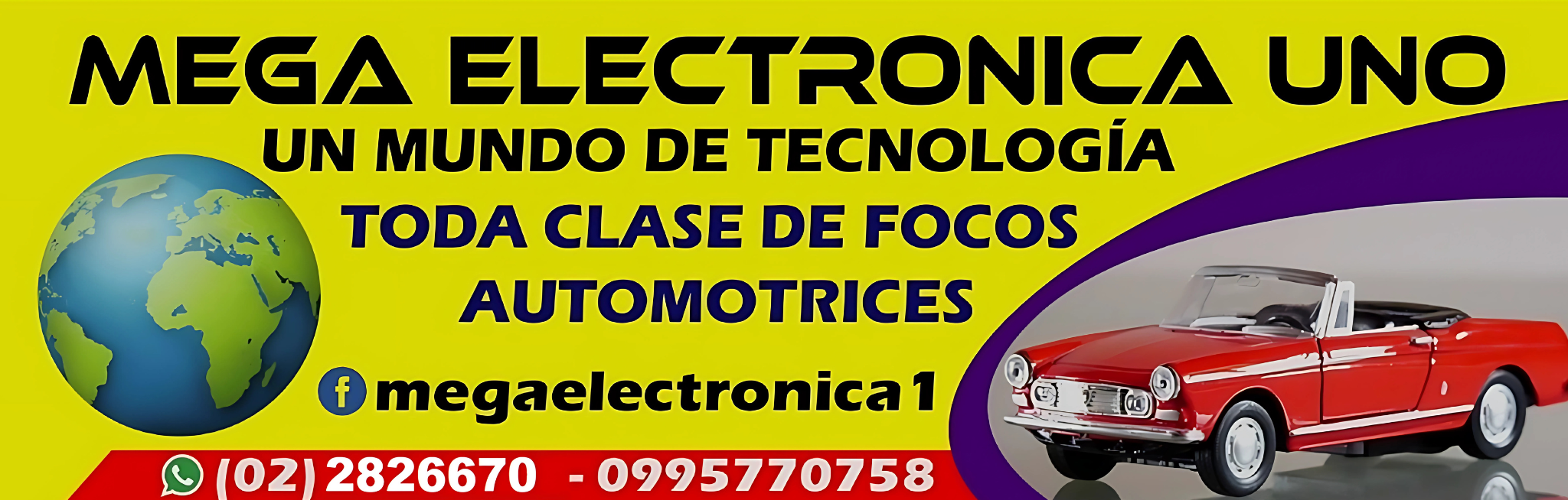 Banner Mega Electrónica Uno